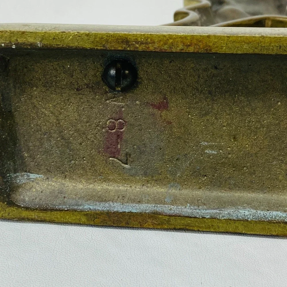 VTG Virginia Metalcrafters Hessian Soldier Heavy Brass Doorstop Williamsburg VMC